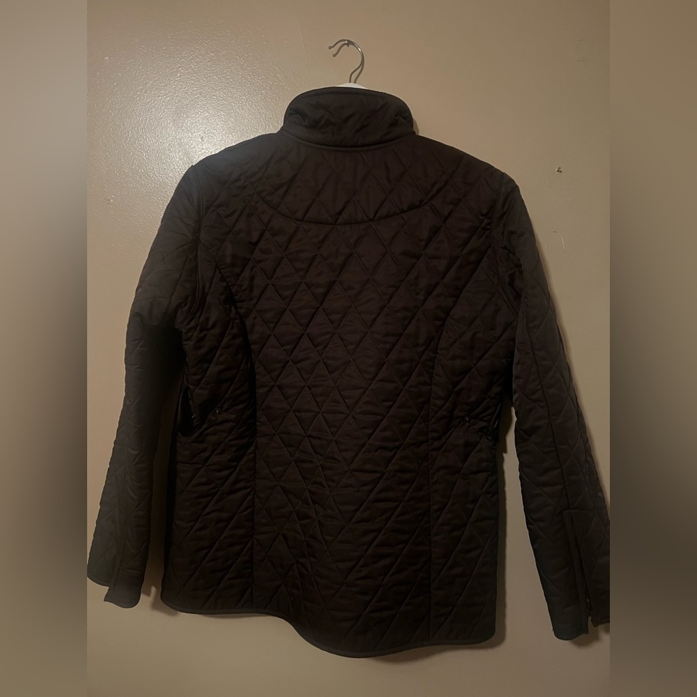 Burberry Quilted barn jacket coat brown ssense revolve Anthropologie button zip - Picture 12 of 13